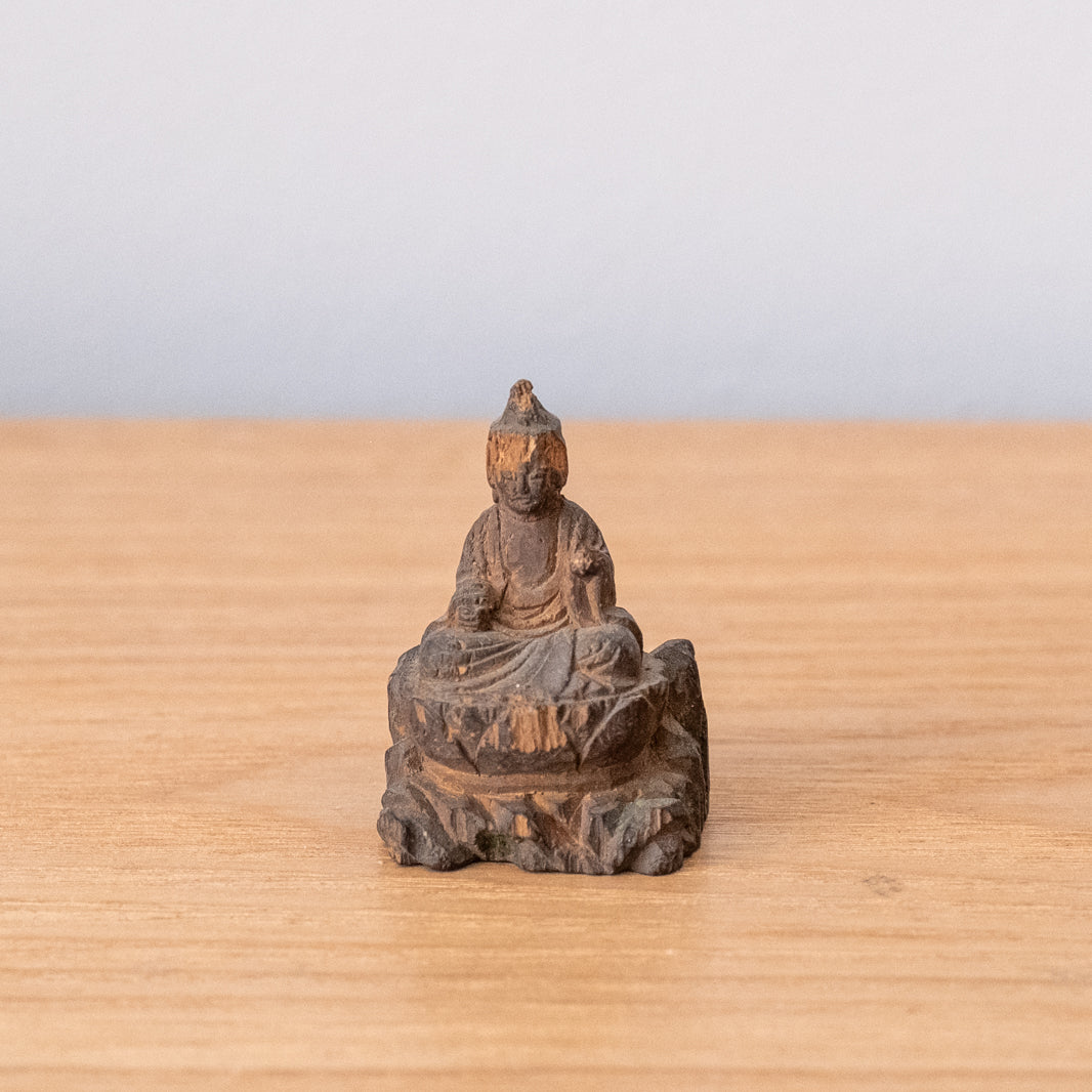 Miniature Wooden Buddha