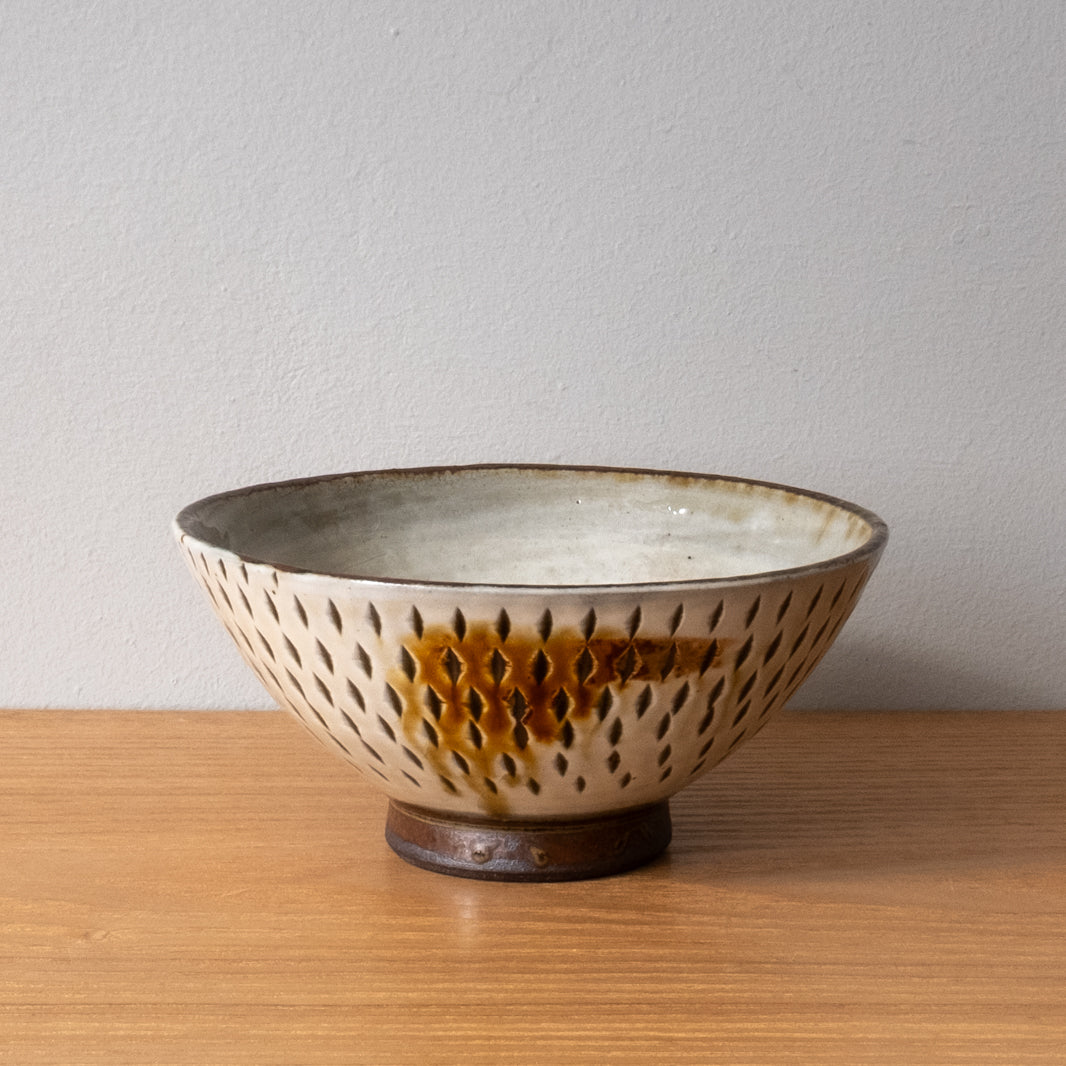 Handmade Wood-fired Japanese rice or tea bowl