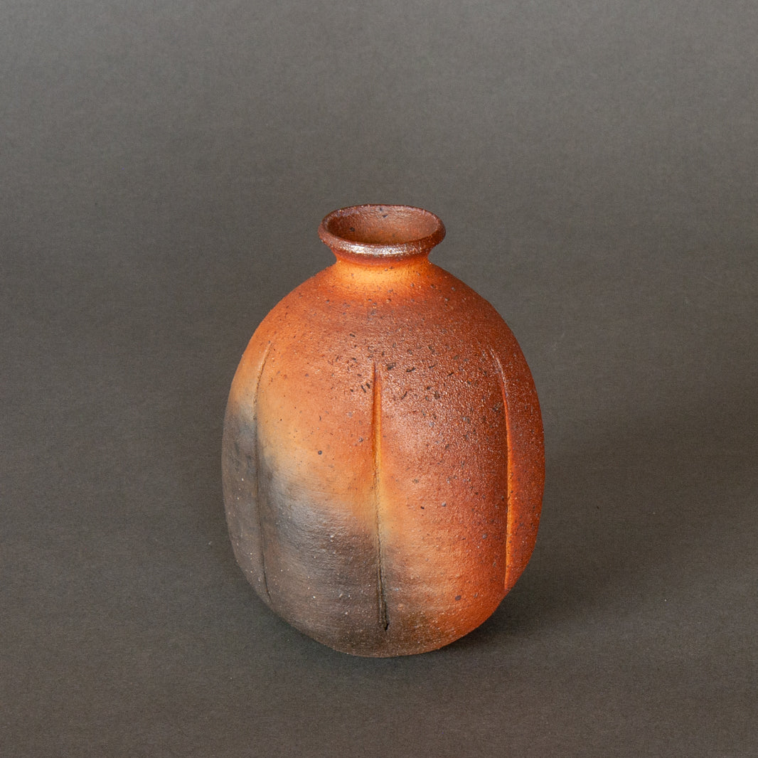 A beautiful organically shaped stem vase handmade in Japan