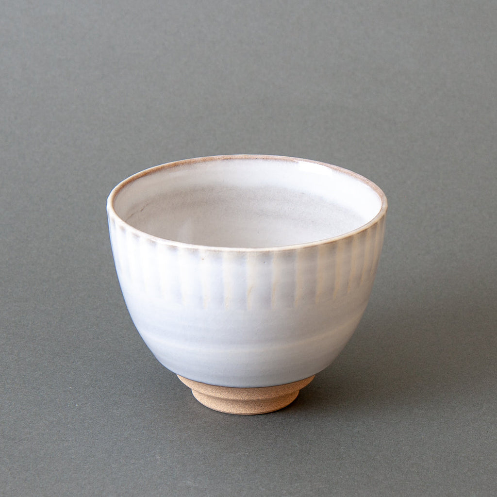 Modern Japanese Tea Bowl - White