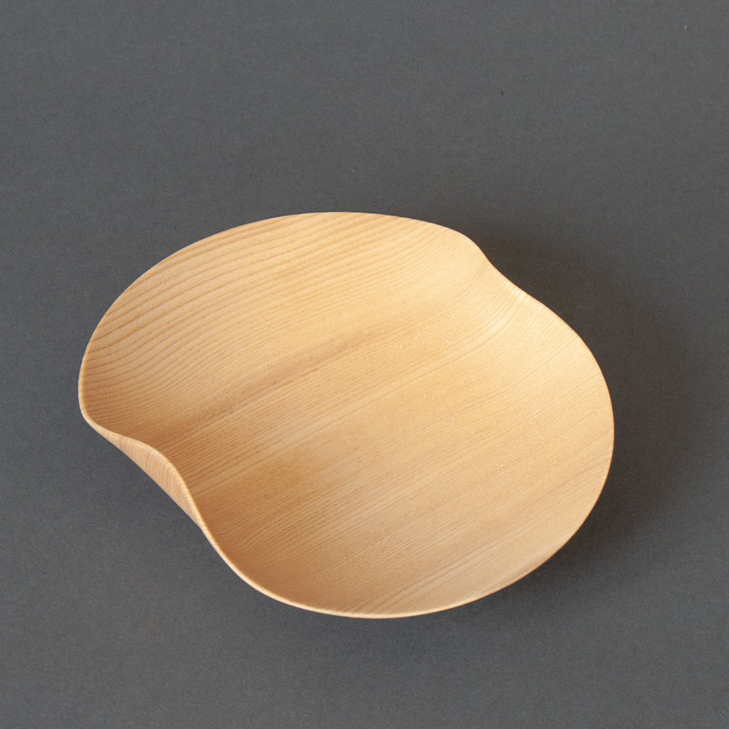 Turned & Shaped Japanese lacquered bowls - Natural Top