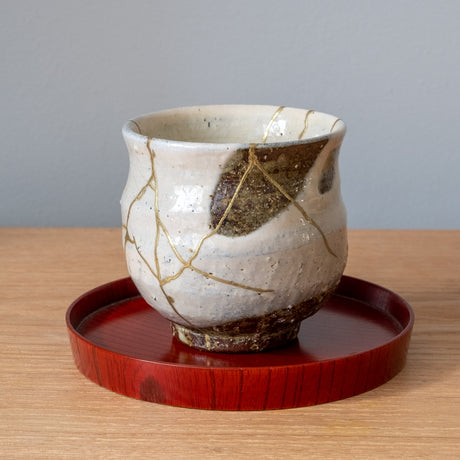 Japanese Genuine Tradtional Kintsugi Choko or Cup