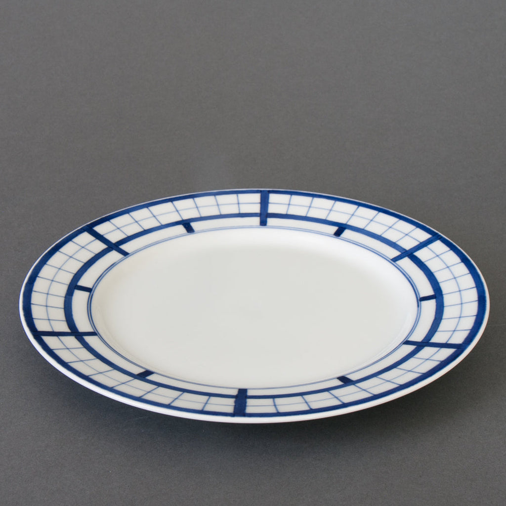 Shoji pattern hand-painted side plate - side