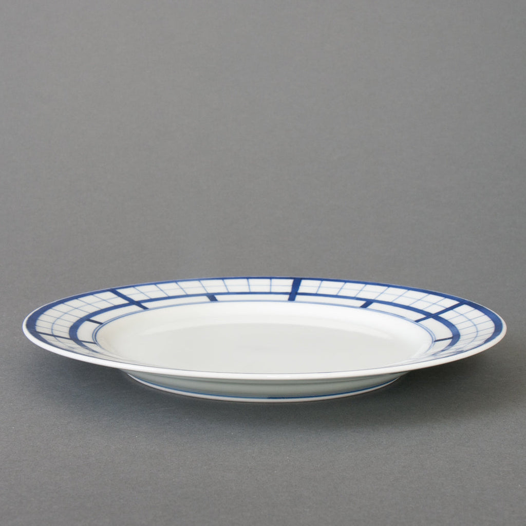 Shoji pattern hand-painted side plate - straight