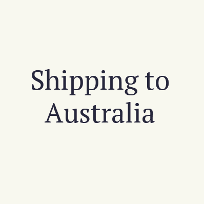 Shipping to Australia and Canada