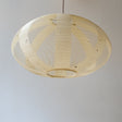 Open Skashi style Handmade Japanese paper lampshade, 46cm, oval, unilluminated