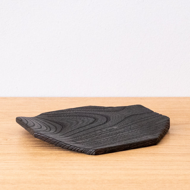 Shou Sugi Ban Beeswax Lacquer Japanese Coaster