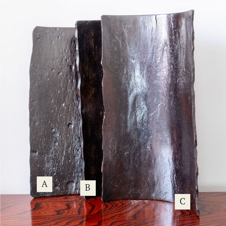 Lacquered Bark Platter