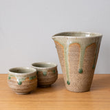 Traditional Japanese Artisan made Sake Pourers, handmade in Japan