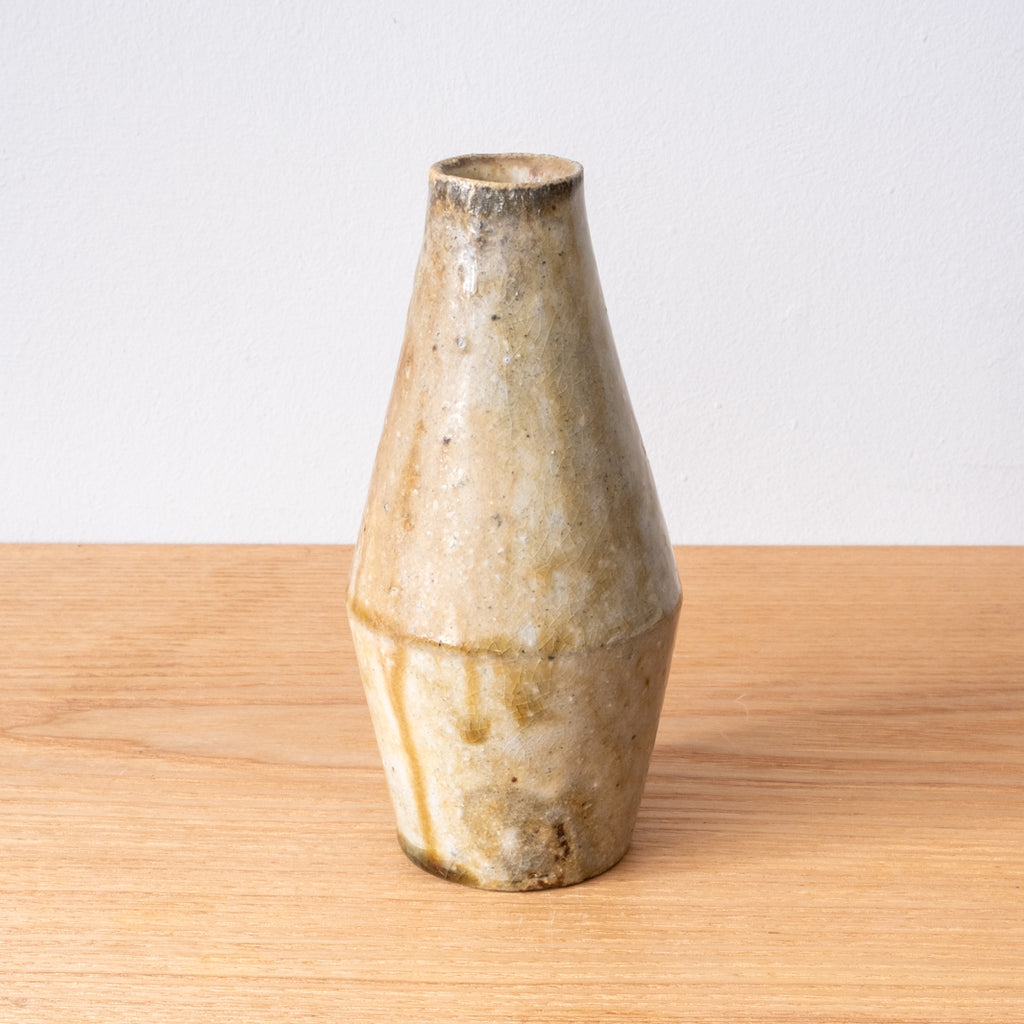 Wood-fired Conical Japanese handmade Vase