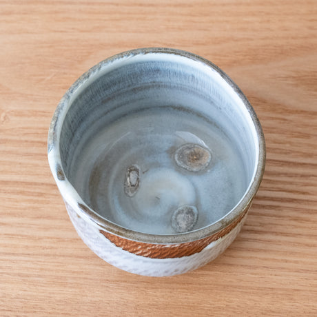 Thick glaze small wood-fired chawan
