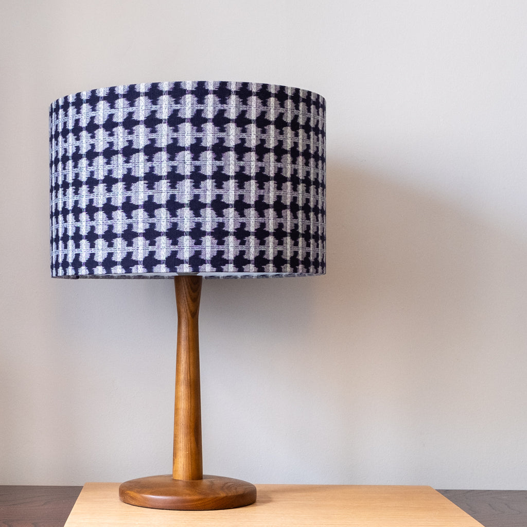 Traditional Japanese kimono fabric lampshade