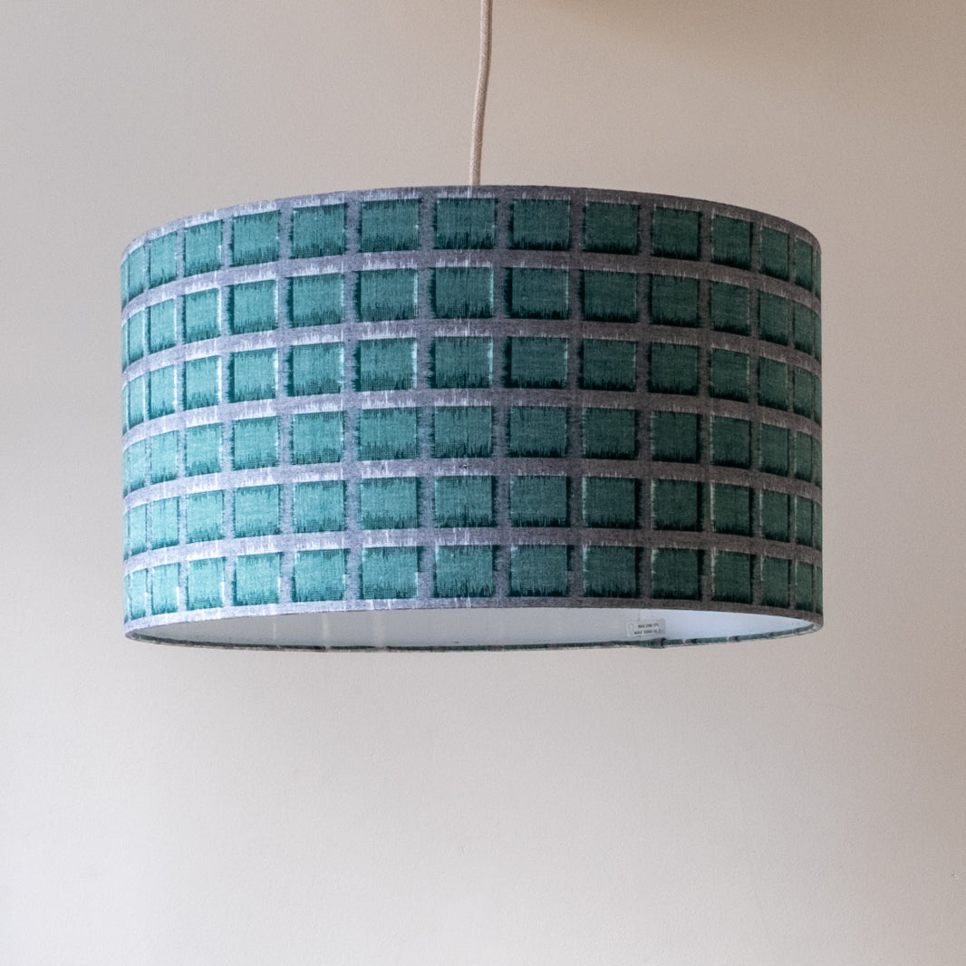 Sakata Green Squares Lampshades