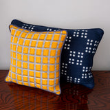 Yellow Squares Cushion