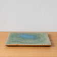 Citrus Ash Crackle Glaze Plate, Handmade in Japan
