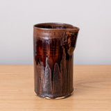 Tall, cylindrical katakuchi or pourer, hand made in Japan
