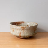 Tatsumi Green Oak Ash Glaze Tea Bowl