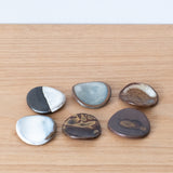 Circular Takatori Japanese Chopstick Rests or Hashioki