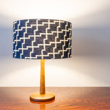 Hand-woven indigo cotton Japanese cotton lampshades