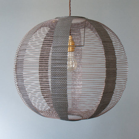 45cm diameter Japanese paper pendant light, in the skashi style