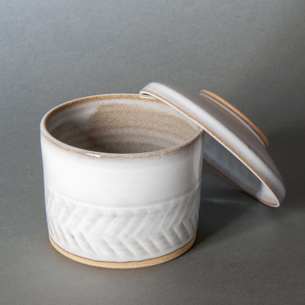 White Ohitsu Container