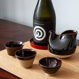 Half Glazed Sake Choko