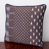 Multi-Pattern Persimmon Cushion (45cm x 45cm)