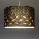 Persimmon and indigo Japanese light shade