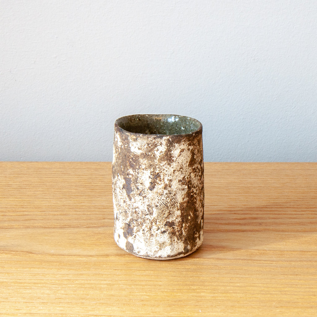 Rough Cylindrical Sake Cup