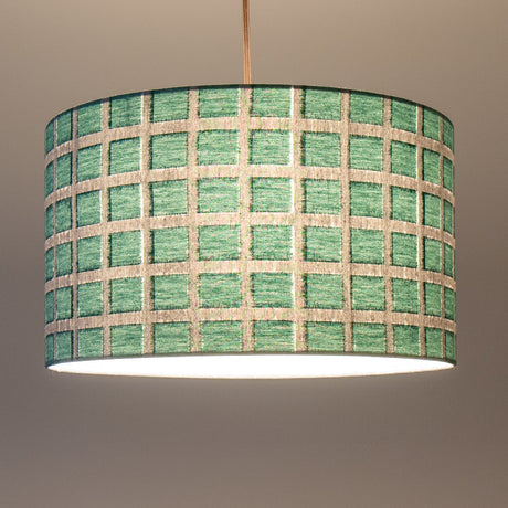 Green Cotton Japanese Pendant Lights