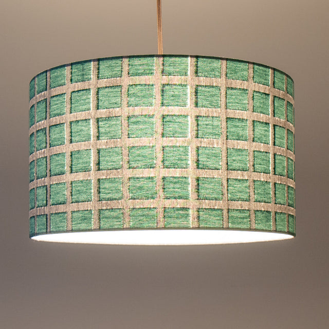 Green Cotton Japanese Pendant Lights