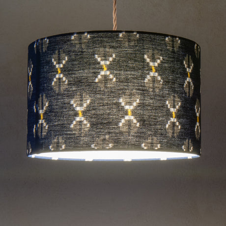 Deep blue Japanese indigo pendant shade