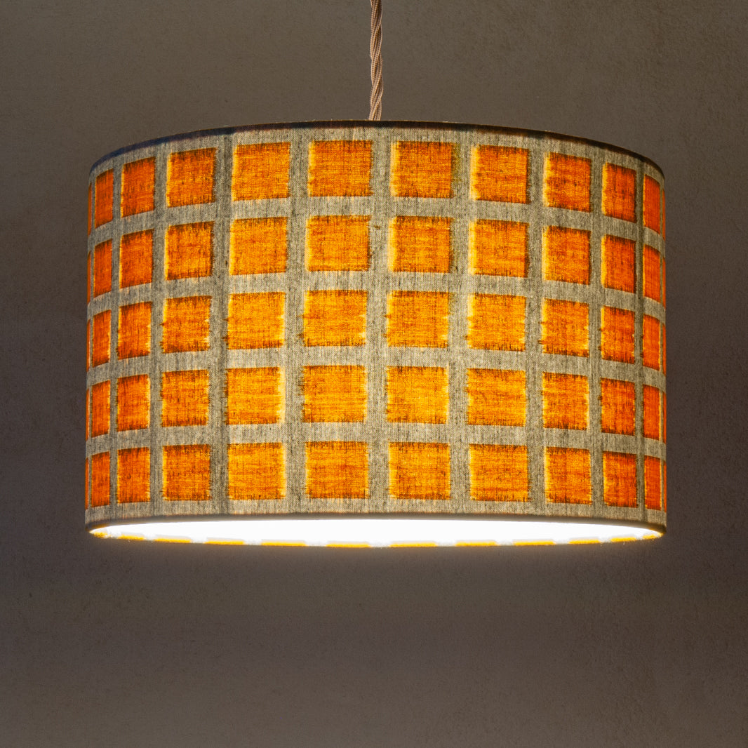 Sakata Yellow Squares Lampshades