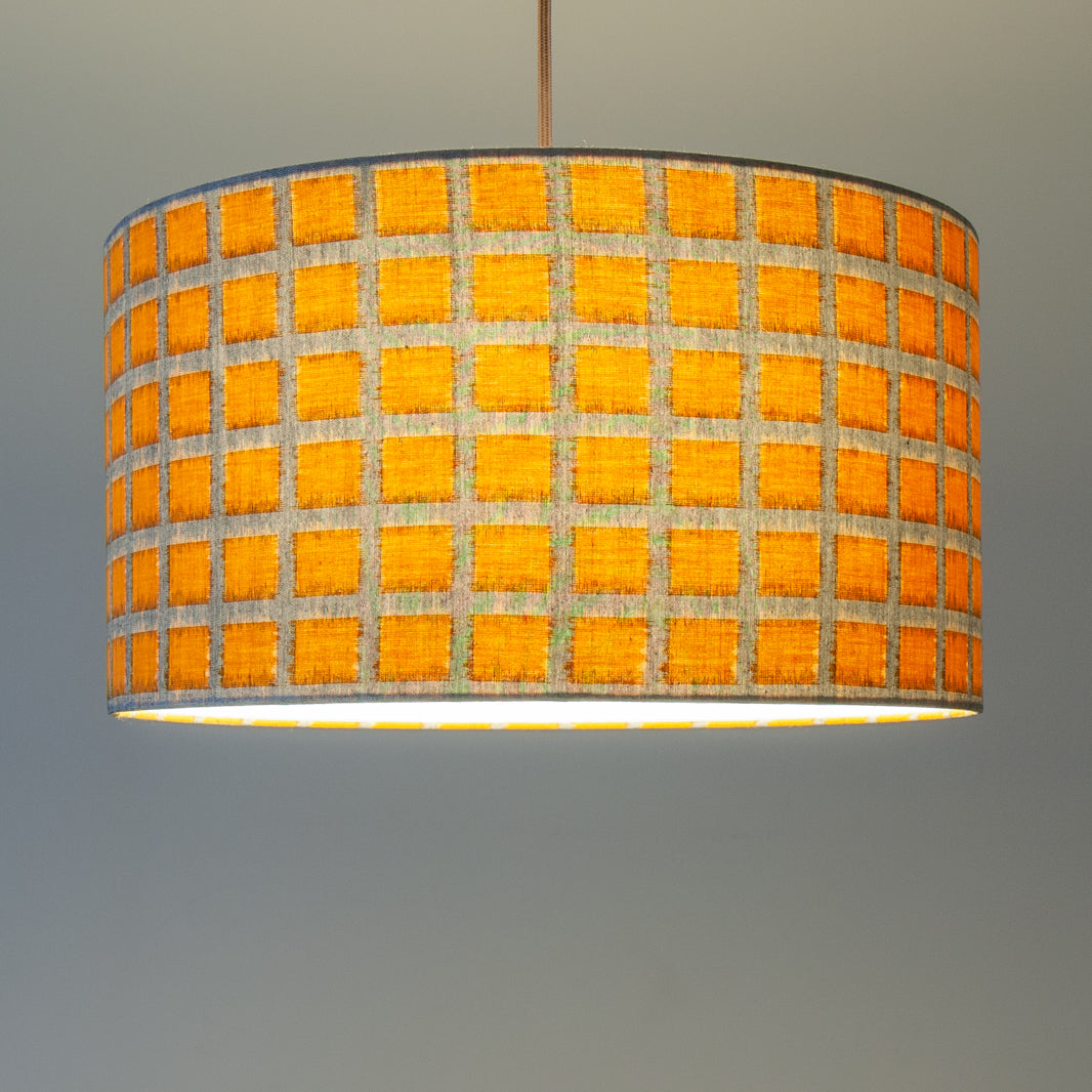 Sakata Yellow Squares Lampshades