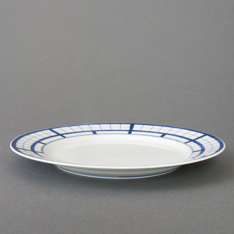 Shoji pattern hand-painted side plate - straight