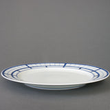 Shoji pattern hand-painted dinner plate - straight