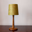 delicate Japanese paper shade with pressed leaves