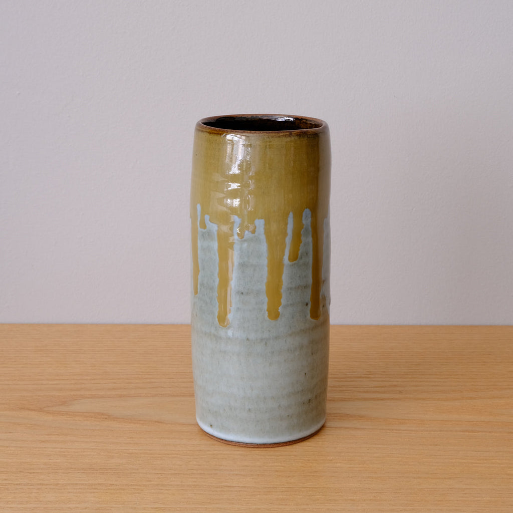 Medium size Japanese handmade stoneware vase