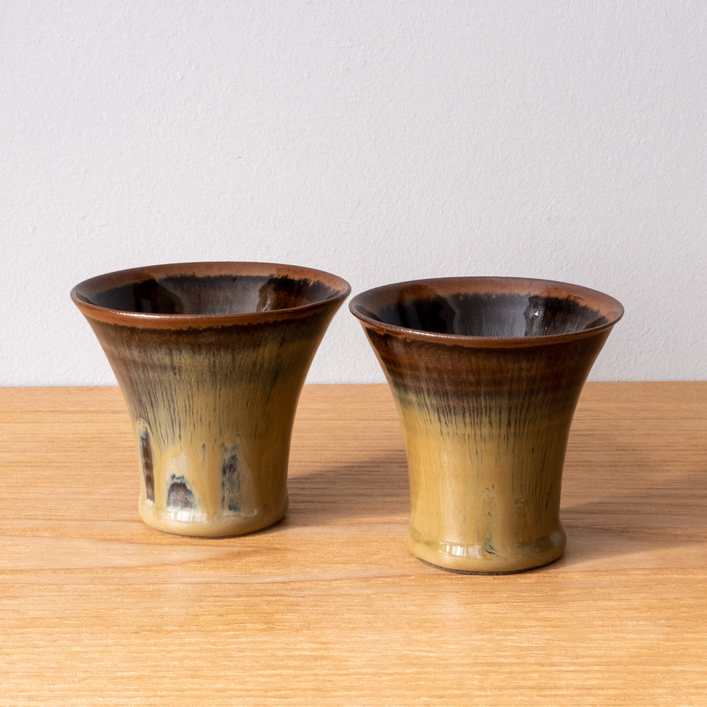 Authentic handthrown Japanese Sake cups