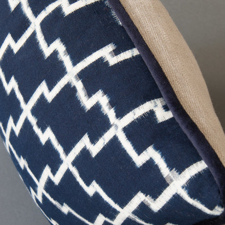 Hazure Japanese Indigo Cushion Detail