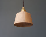 Choku Handmade Japanese Lacquer lamp shade - up unlit